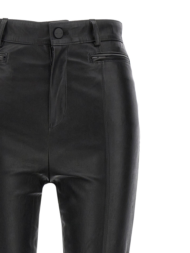 Napa Leather Leggings Black