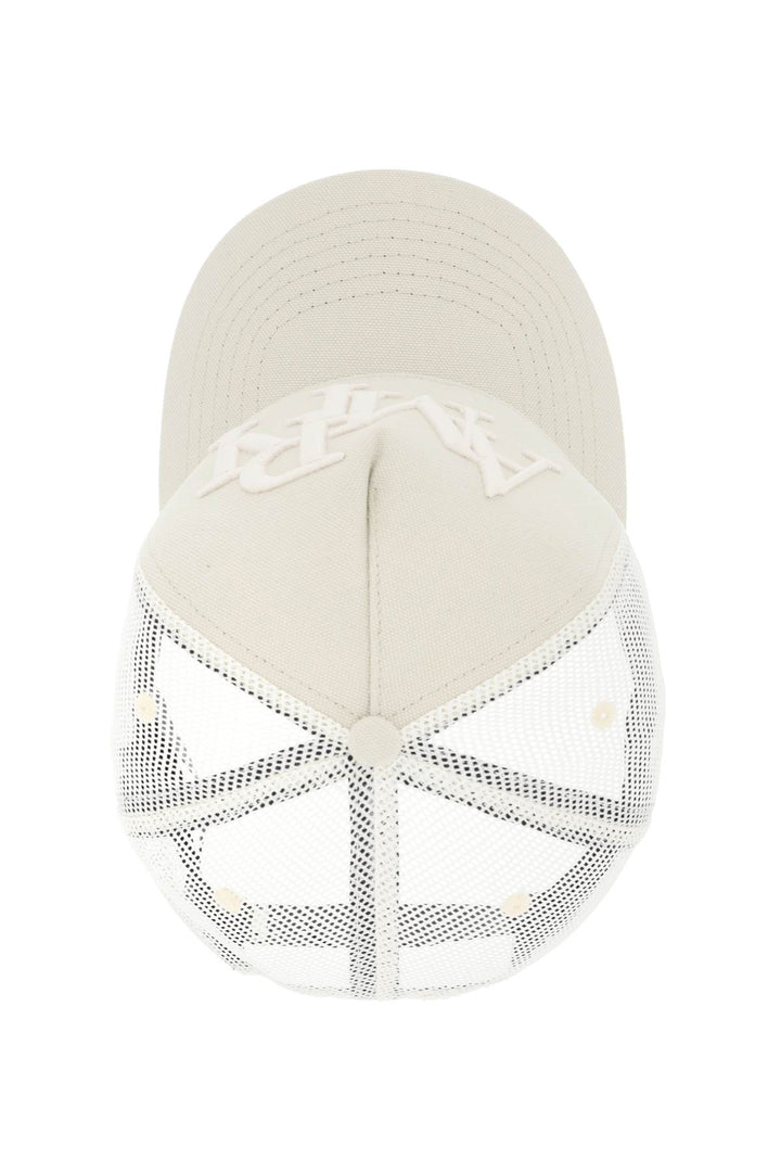 Trucker Hat With Staggered Logo - Amiri - Men