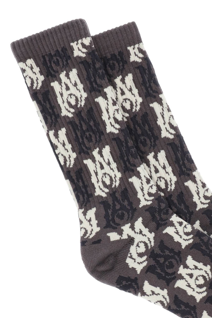 Socks With Ma Pattern - Amiri - Men