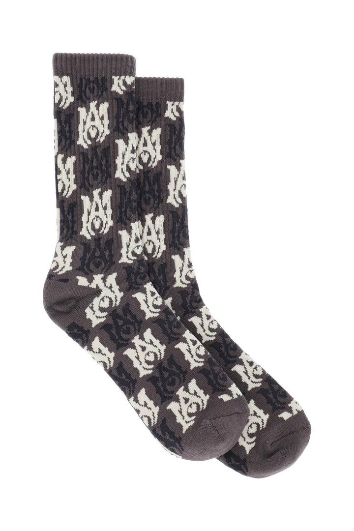 Socks With Ma Pattern - Amiri - Men