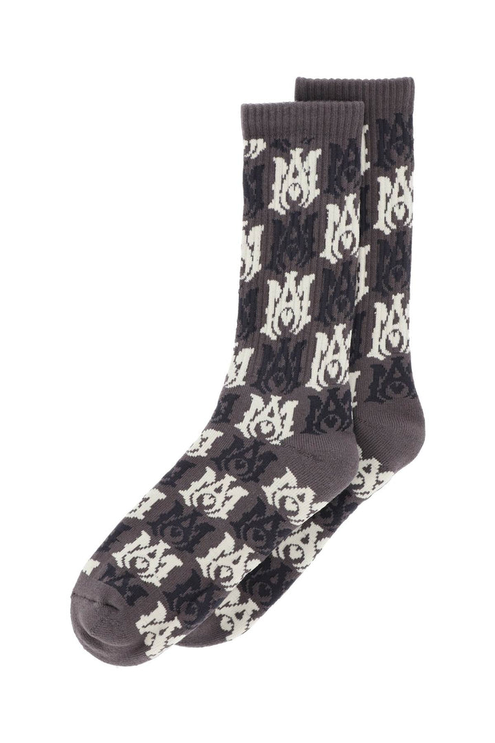 Socks With Ma Pattern - Amiri - Men