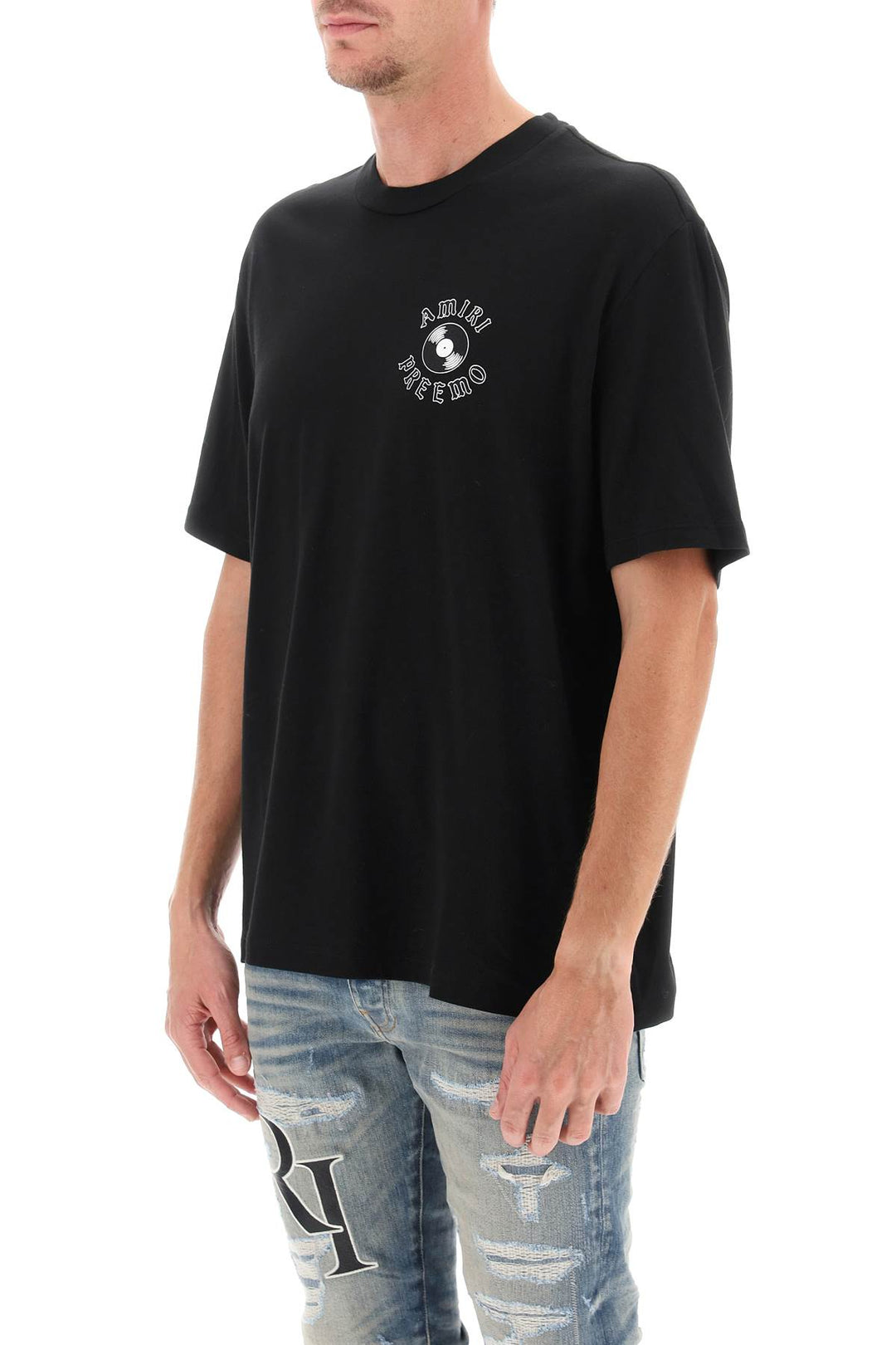 Premier Record Crew Neck T Shirt - Amiri - Men