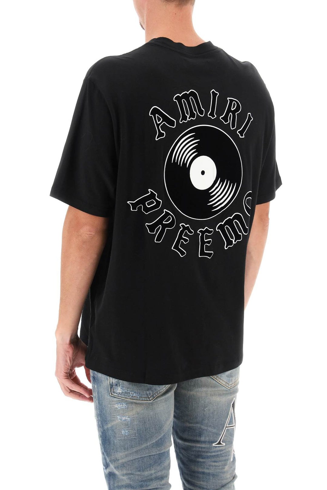 Premier Record Crew Neck T Shirt - Amiri - Men