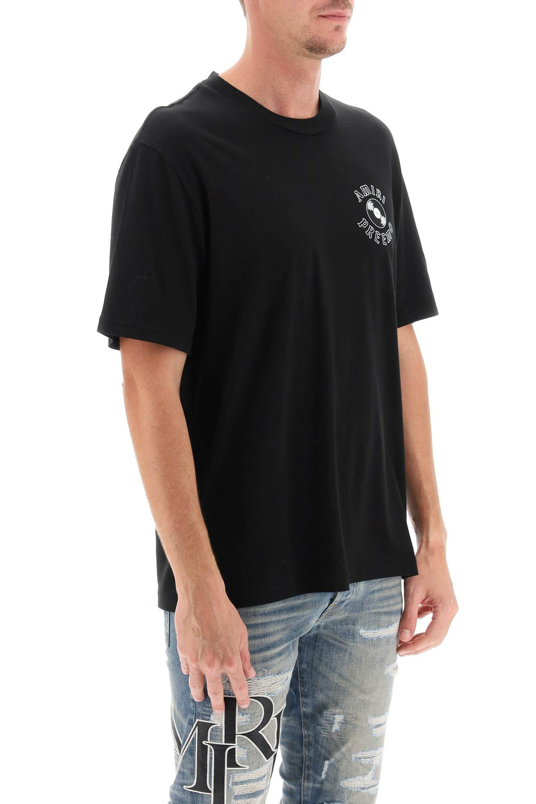 Premier Record Crew Neck T Shirt - Amiri - Men