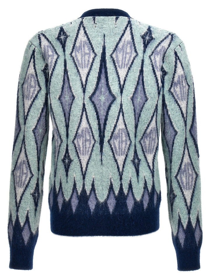 Argyle Sweater, Cardigans Light Blue