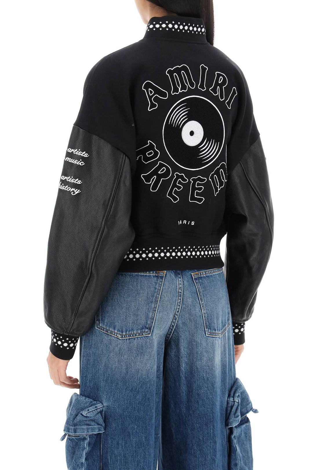 Premier Record Varsity Bomber Jacket - Amiri - Women