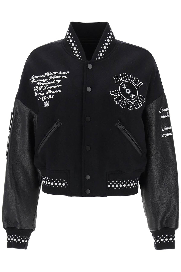 Premier Record Varsity Bomber Jacket - Amiri - Women