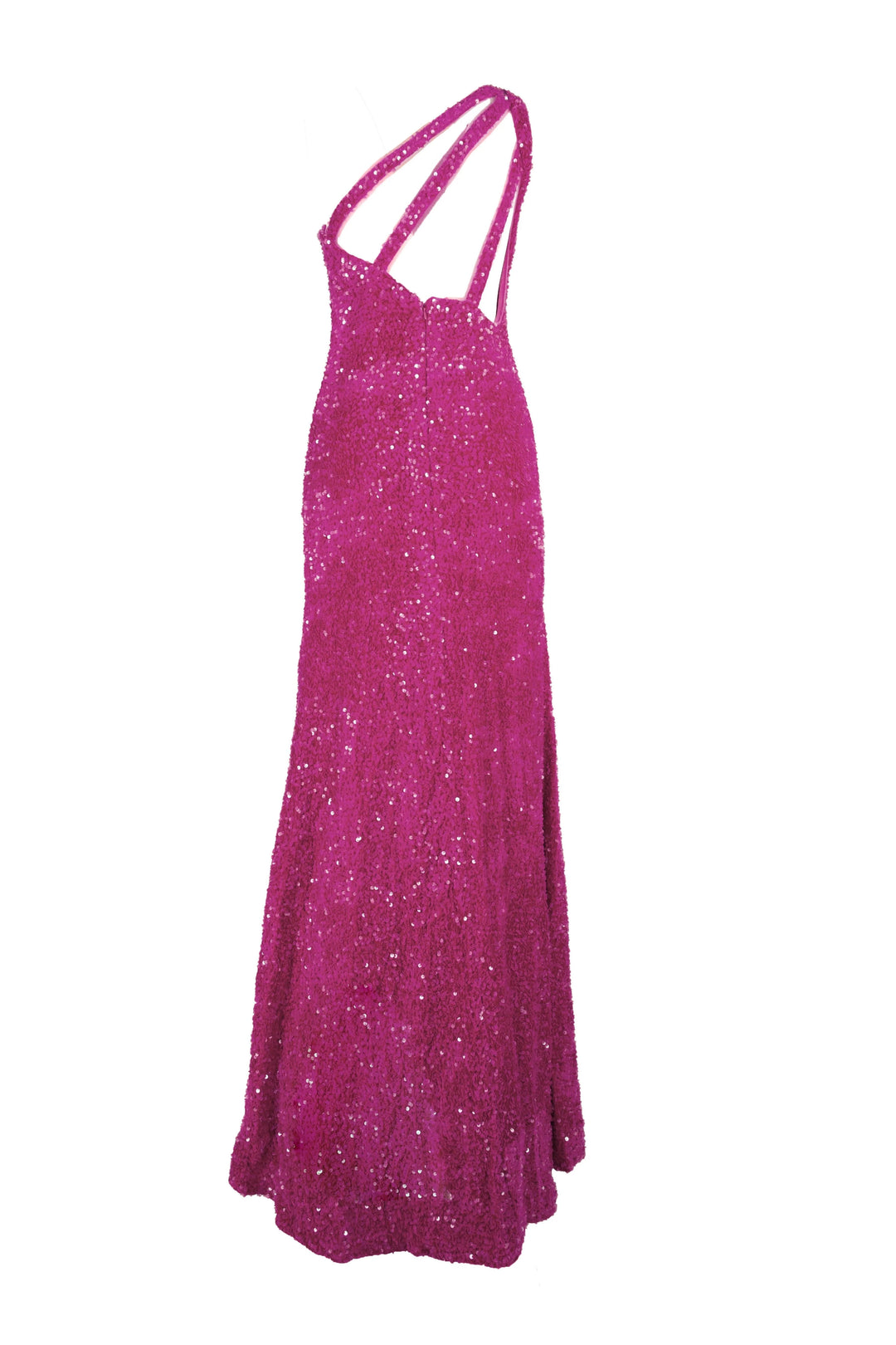 Elaysa Fuchsia Dress with Slit