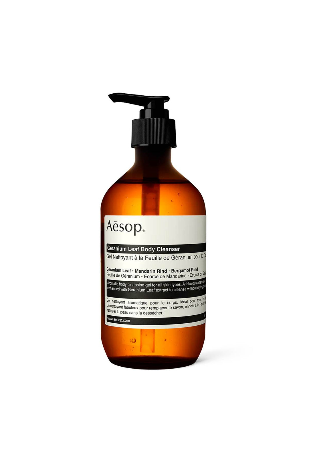 Geranium Leaf Body Cleanser   500 Ml - Aesop - CLT