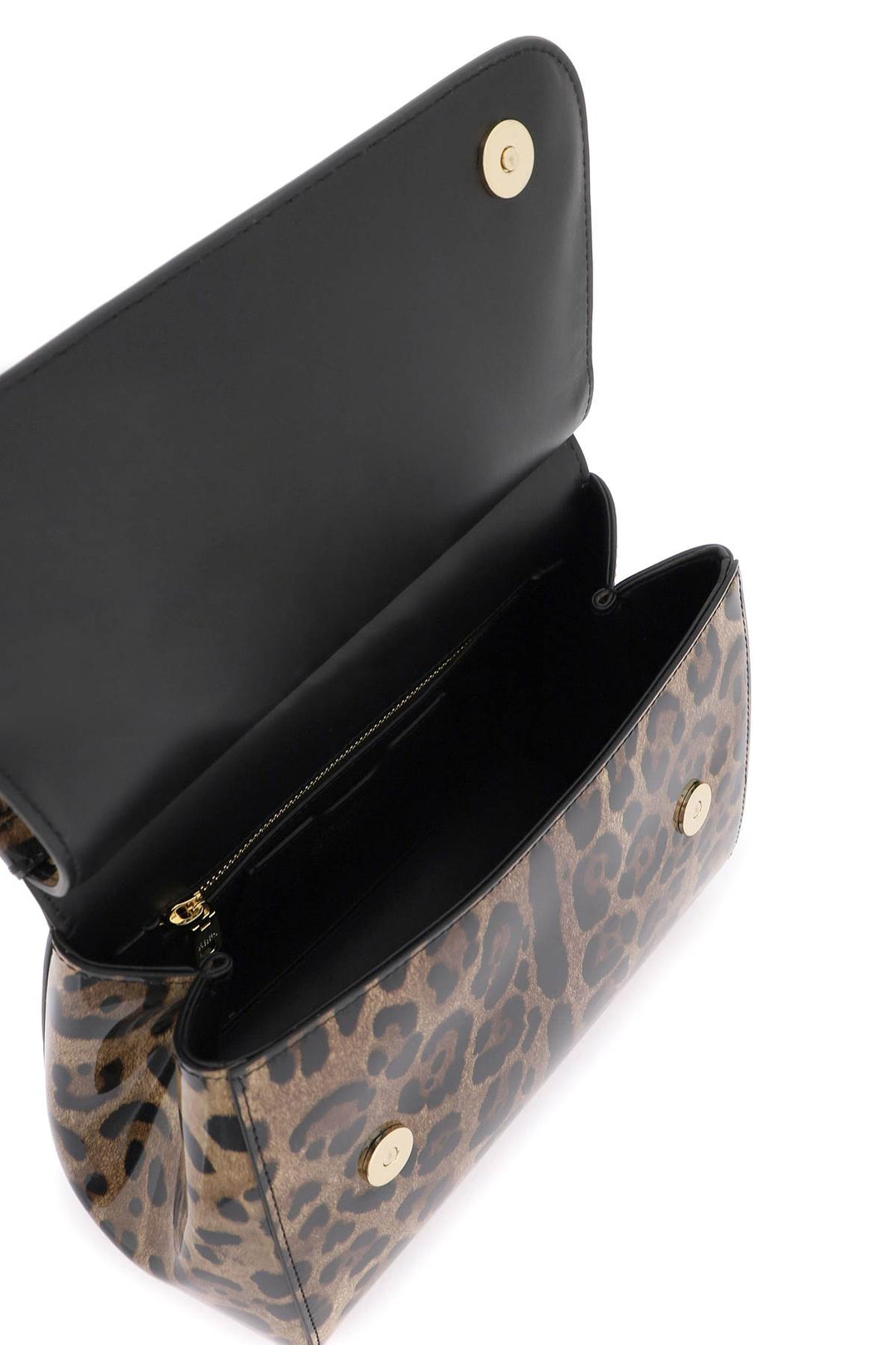 Leopard Leather Medium 'Sicily' Bag - Dolce & Gabbana - Women