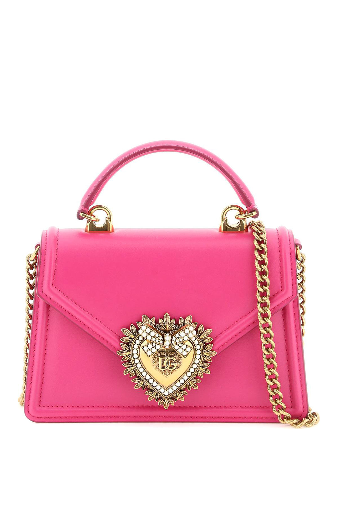 Leather Small 'Devotion' Bag - Dolce & Gabbana - Women