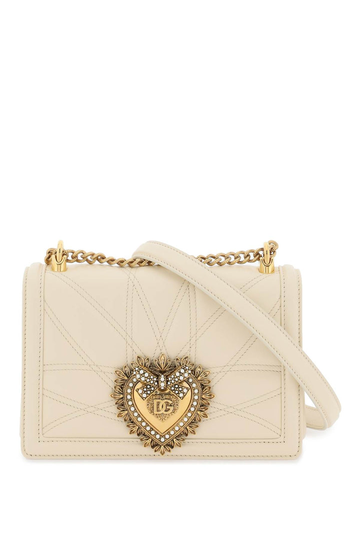 Medium Devotion Bag In Quilted Nappa Leather - Dolce & Gabbana - Women