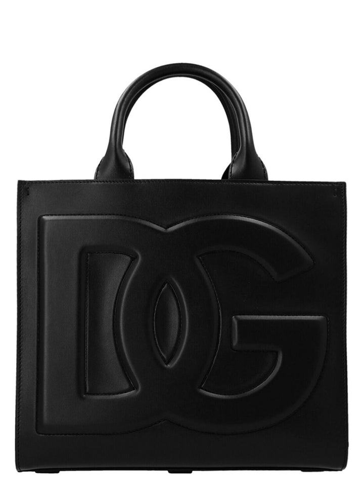 Logo Handbag Hand Bags Black