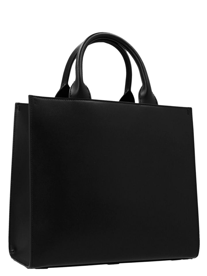 Logo Handbag Hand Bags Black