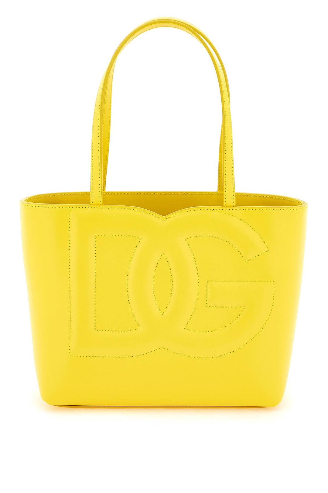 Leather Tote Bag With Logo - Dolce & Gabbana - Women