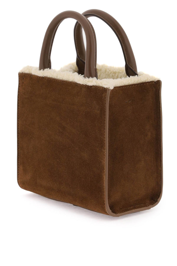 Dg Daily Mini Suede And Shearling Tote Bag - Dolce & Gabbana - Women