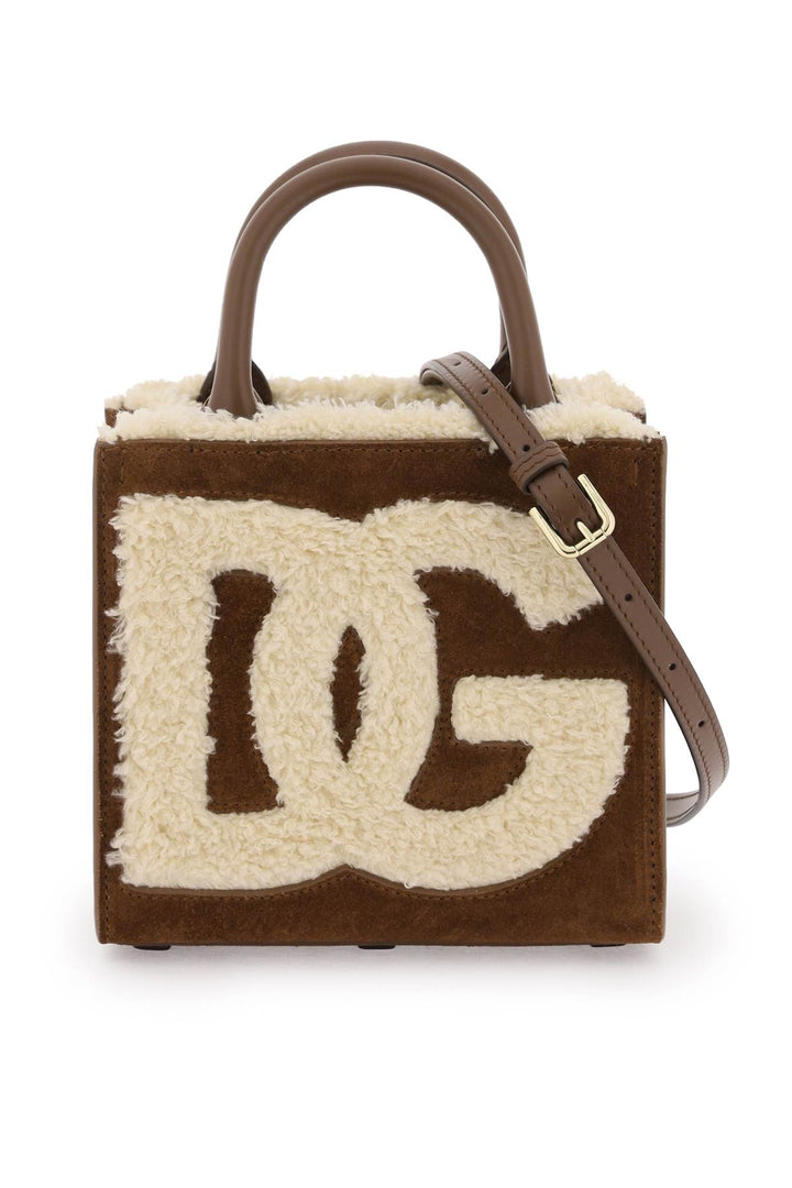 Dg Daily Mini Suede And Shearling Tote Bag - Dolce & Gabbana - Women