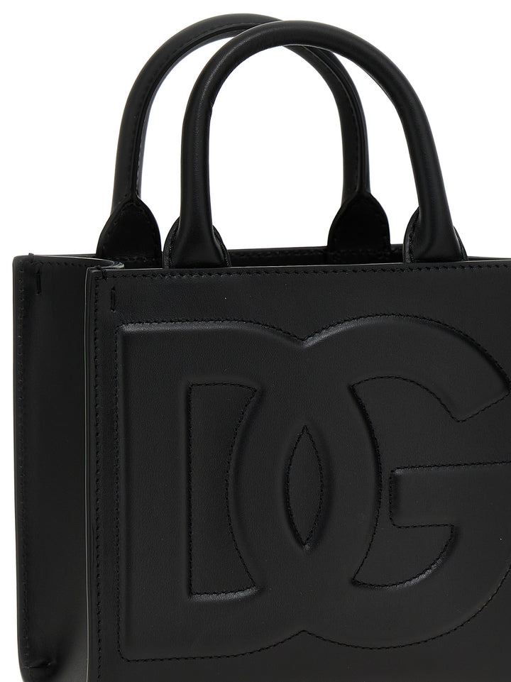 Logo Shopping Bag Tote Bag Black