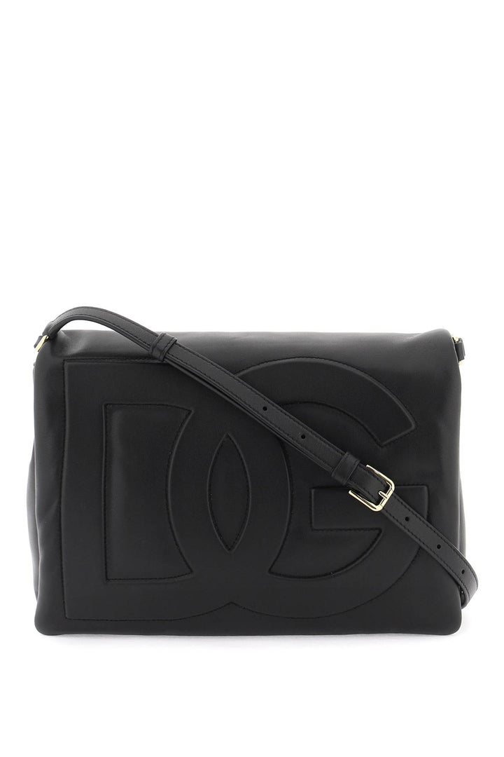 Dg Logo Crossbody Bag In Nappa Leather - Dolce & Gabbana - Women