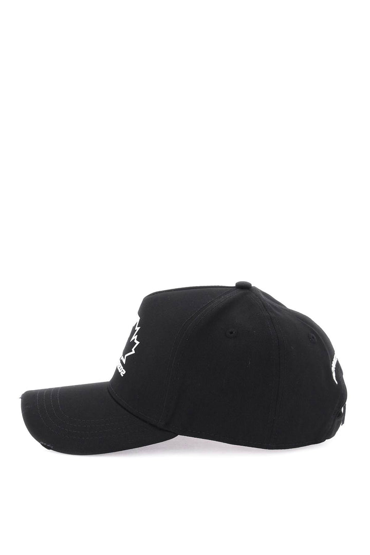 Baseball Cap With Logoed Patch - Dsquared2 - Men