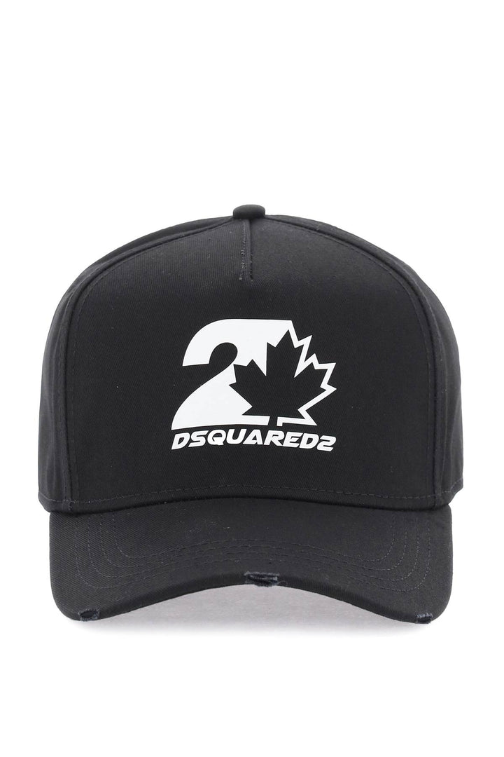 Baseball Cap With Logoed Patch - Dsquared2 - Men