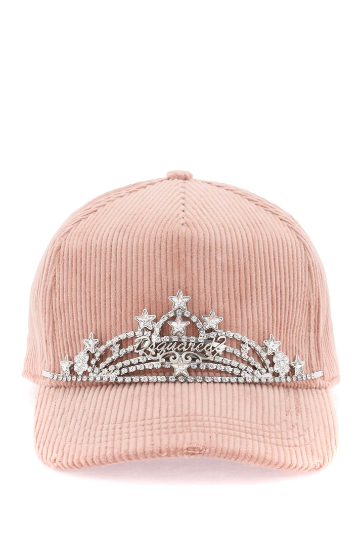 Baseball Cap With Built In Tiara - Dsquared2 - Men