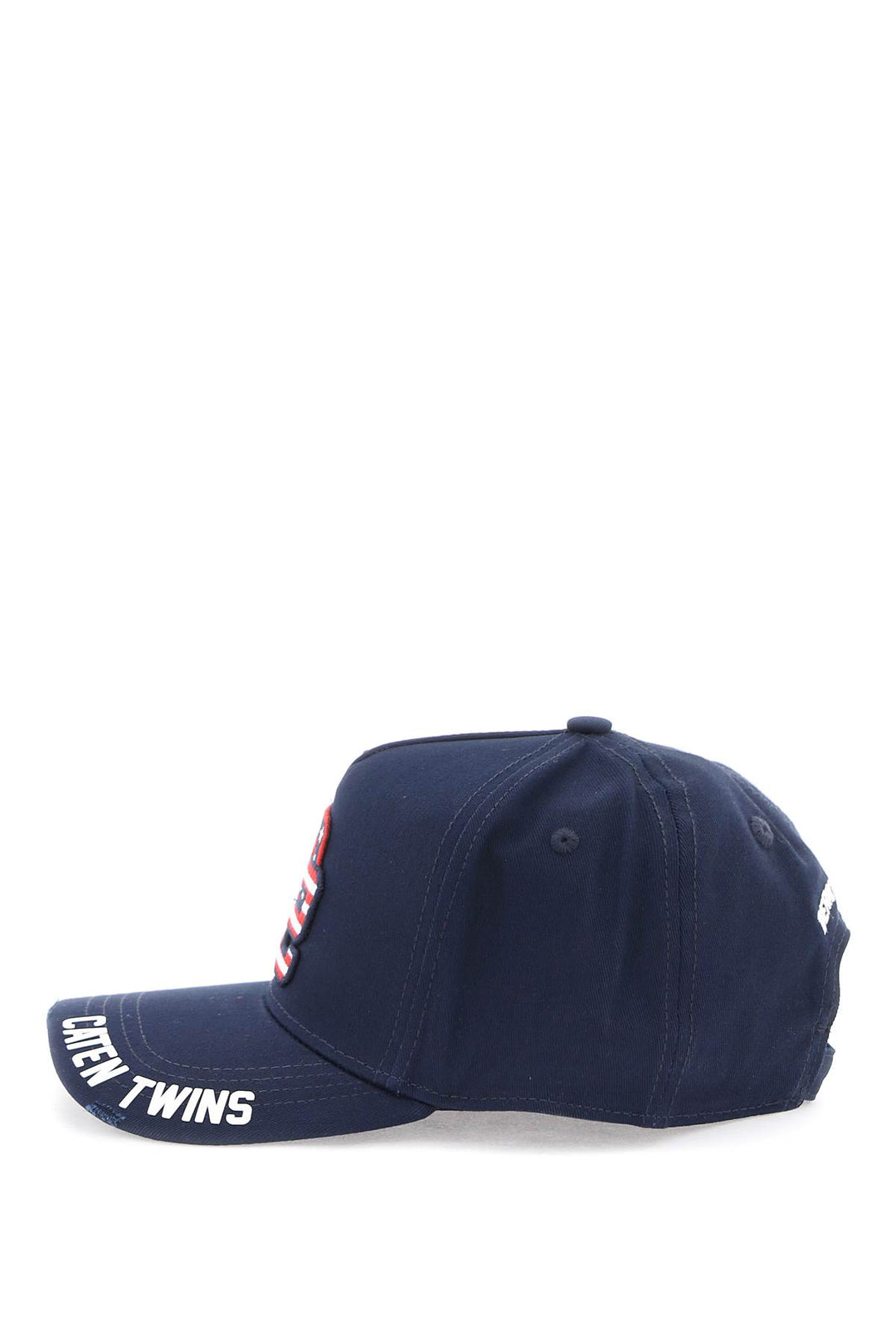 Baseball Cap With Embroidered Patch - Dsquared2 - Men