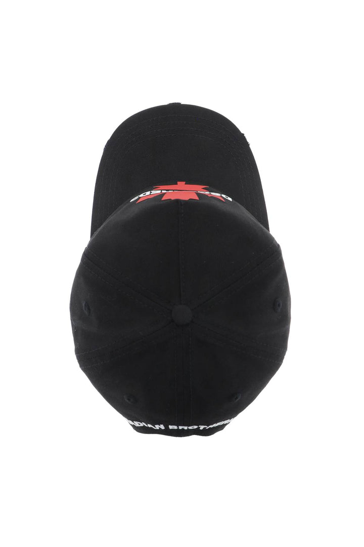 Rubberized Logo Baseball Cap - Dsquared2 - Men