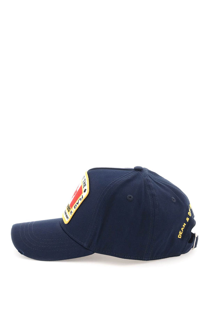 Canadian Flag Baseball Cap - Dsquared2 - Men