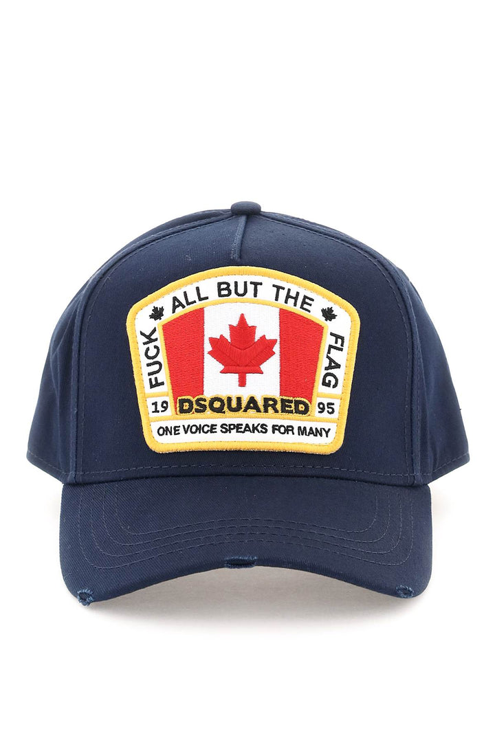 Canadian Flag Baseball Cap - Dsquared2 - Men