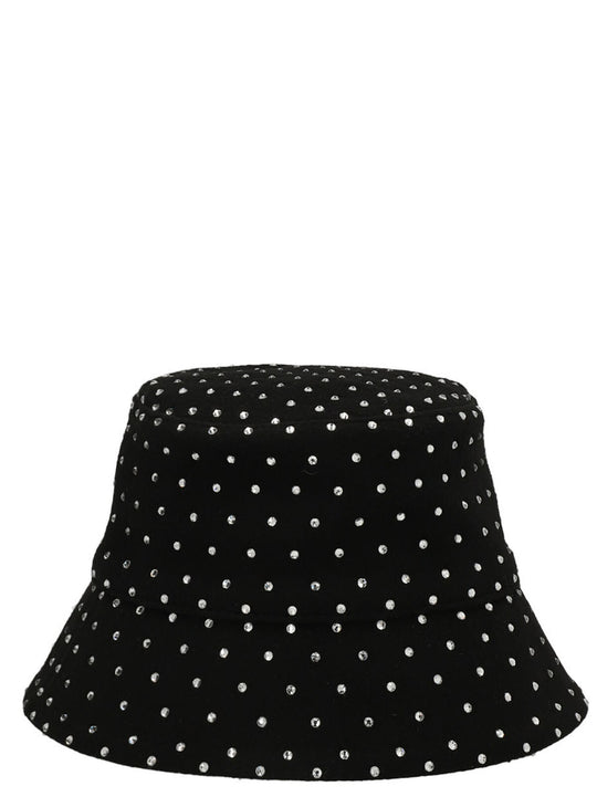 Crystal Bucket Hat Hats Black