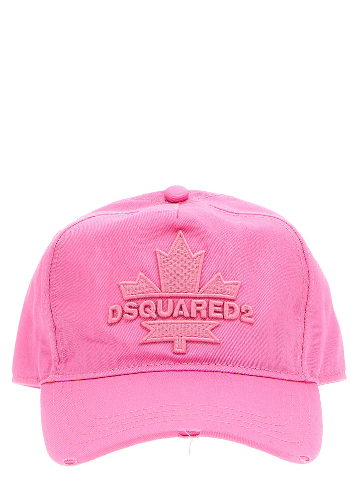 Logo Embroidery Cap Hats Pink