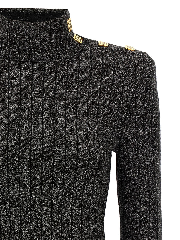 Lurex Sweater Sweater, Cardigans Black