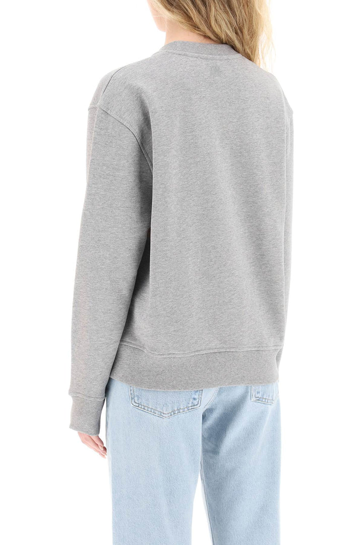 Ami De Coeur Embroidered Sweatshirt - Ami Paris - Men