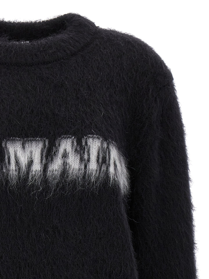 Balmain Retrò Sweater, Cardigans White/Black