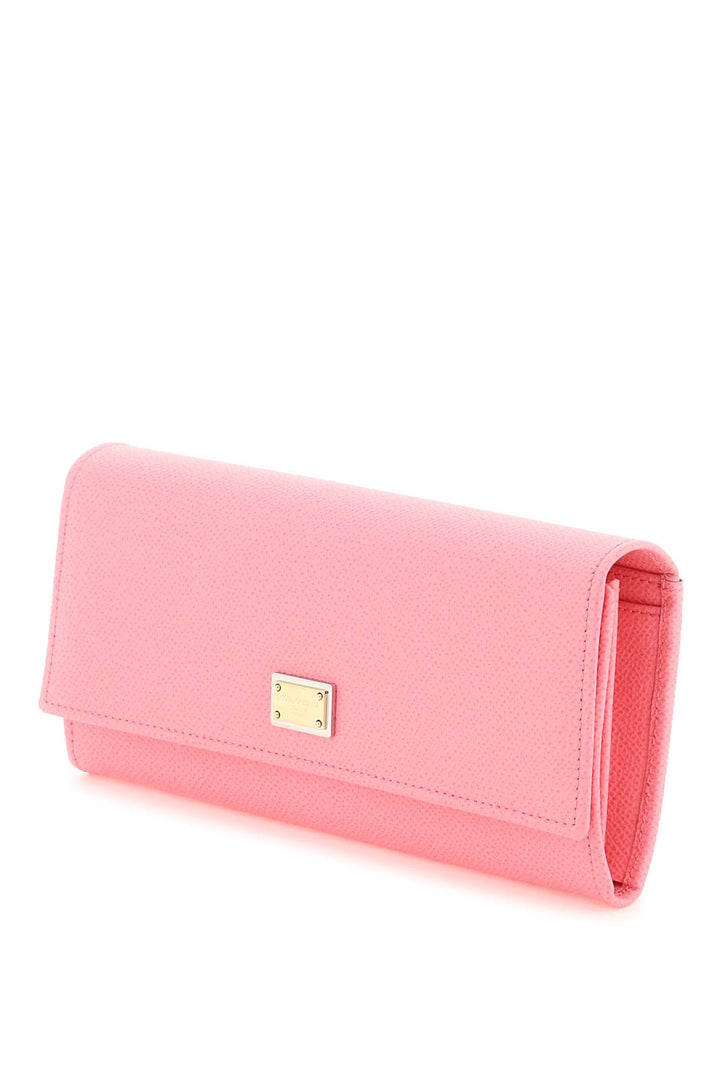 Dauphine Leather Wallet - Dolce & Gabbana - Women