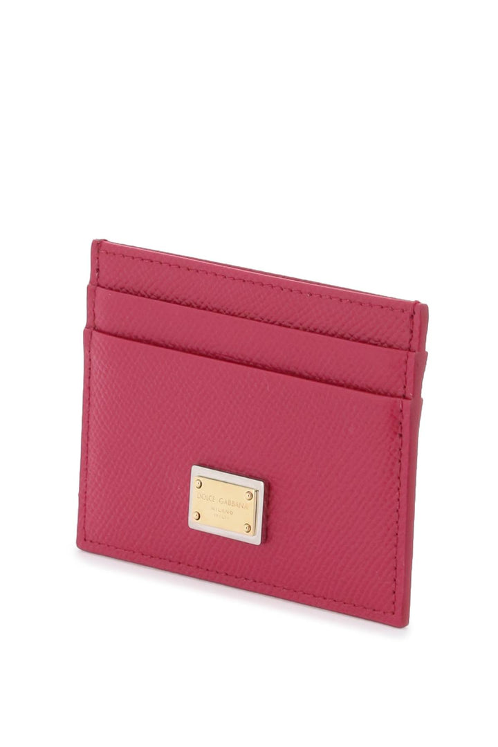 Dauphine Leather Card Holder - Dolce & Gabbana - Women