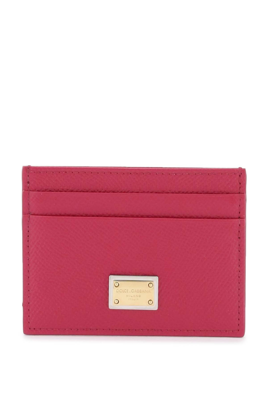 Dauphine Leather Card Holder - Dolce & Gabbana - Women