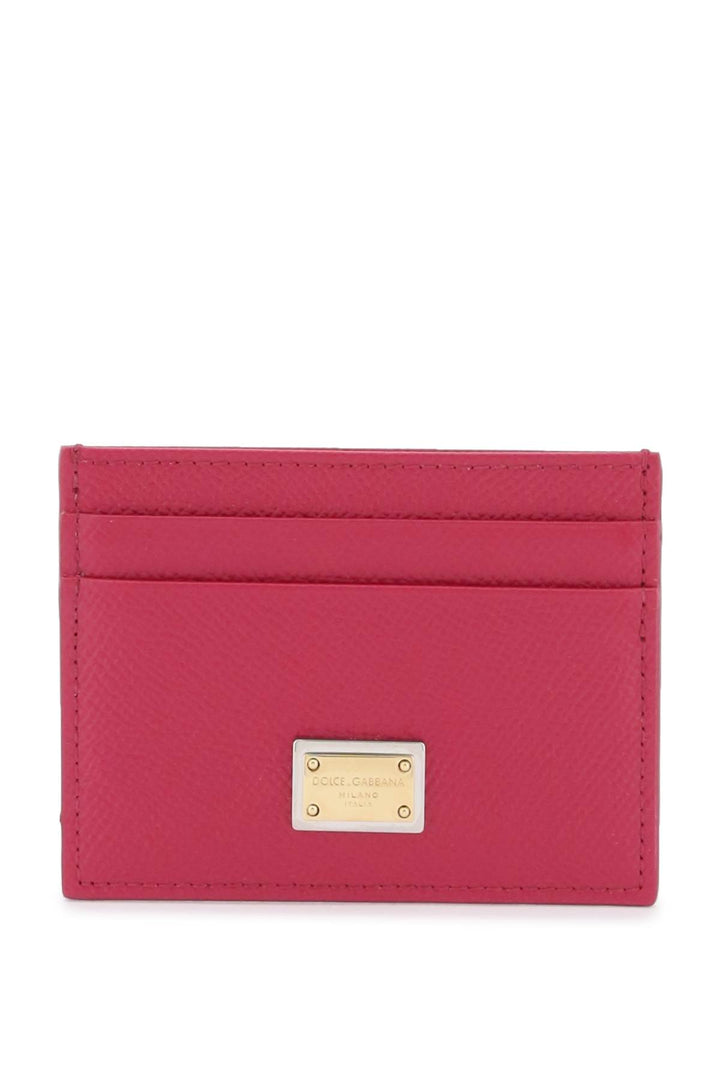 Dauphine Leather Card Holder - Dolce & Gabbana - Women