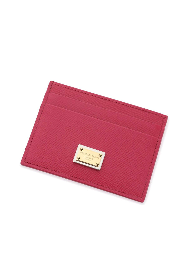 Dauphine Leather Card Holder - Dolce & Gabbana - Women