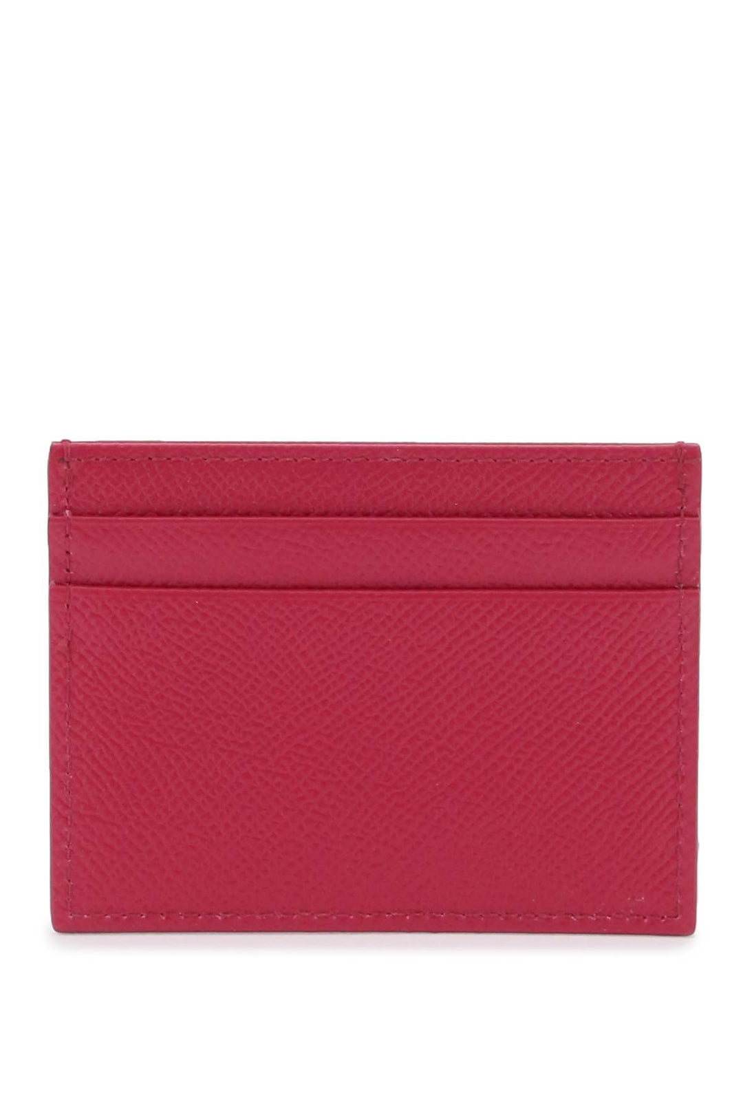 Dauphine Leather Card Holder - Dolce & Gabbana - Women