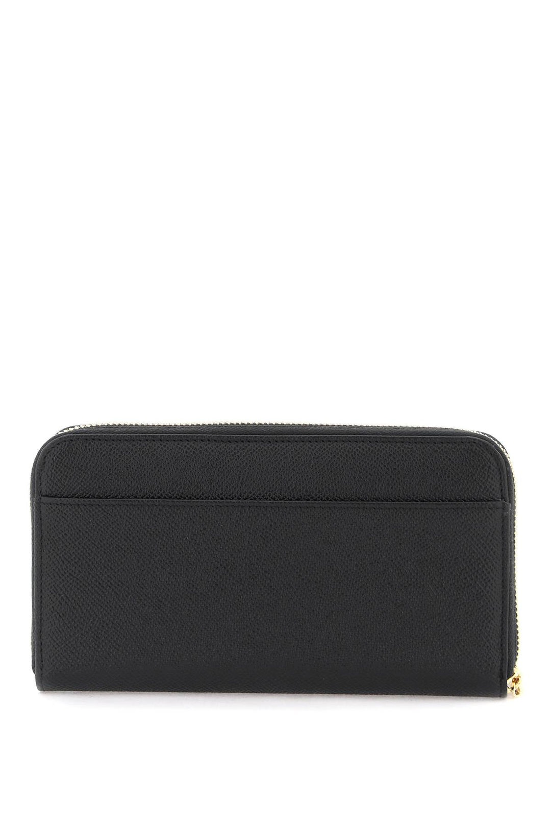 Leather Zip Around Wallet - Dolce & Gabbana - Women