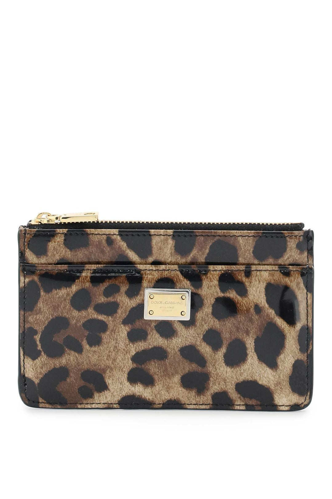 Leopard Print Leather Medium Cardholder - Dolce & Gabbana - Women