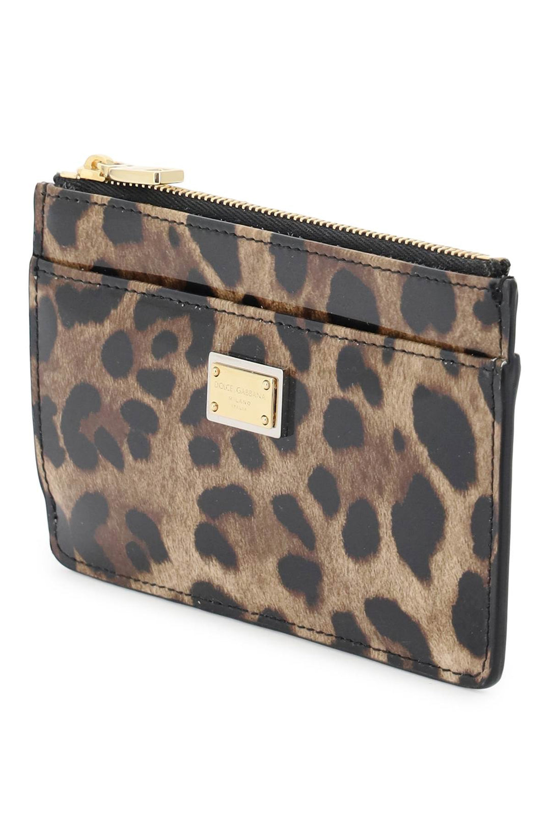 Leopard Print Leather Medium Cardholder - Dolce & Gabbana - Women