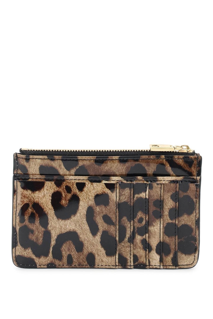 Leopard Print Leather Medium Cardholder - Dolce & Gabbana - Women