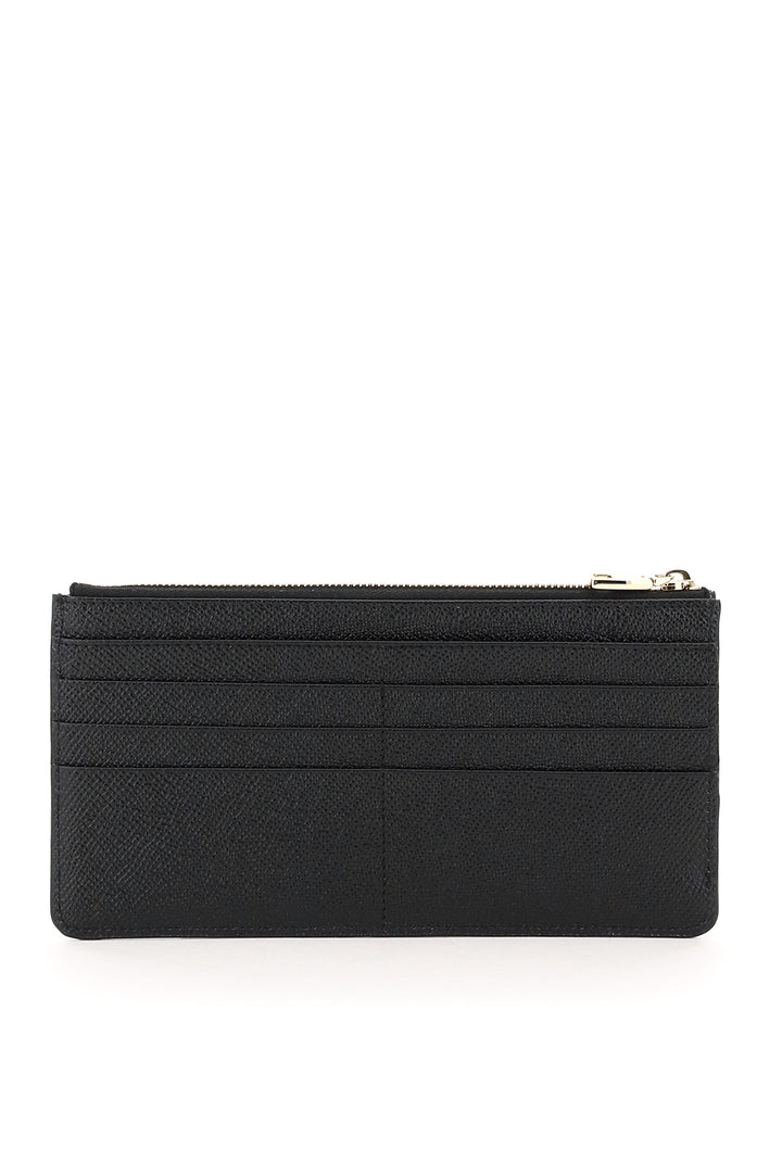 Cardholder Pouch In Dauphine Calfskin - Dolce & Gabbana - Women