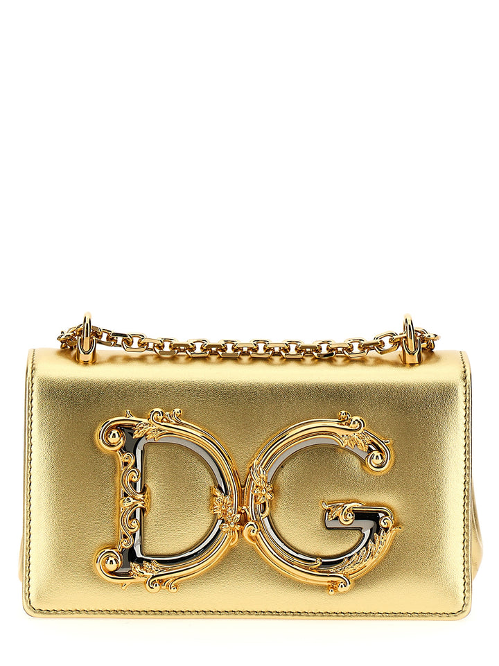 Dg Girls Crossbody Bags Gold