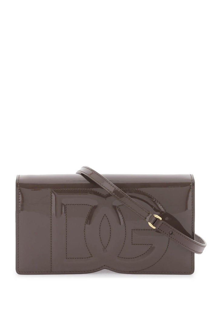 Mini 'Dg Logo' Bag In Patent Leather - Dolce & Gabbana - Women