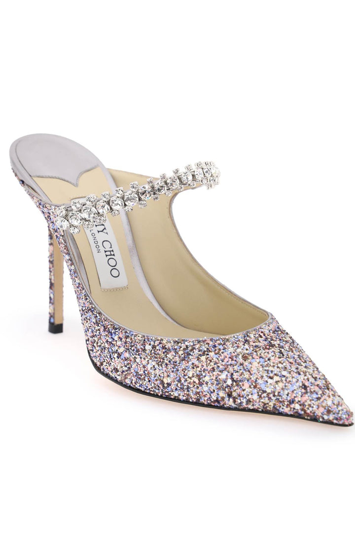 Bing 100 Glitter Mules - Jimmy Choo - Women