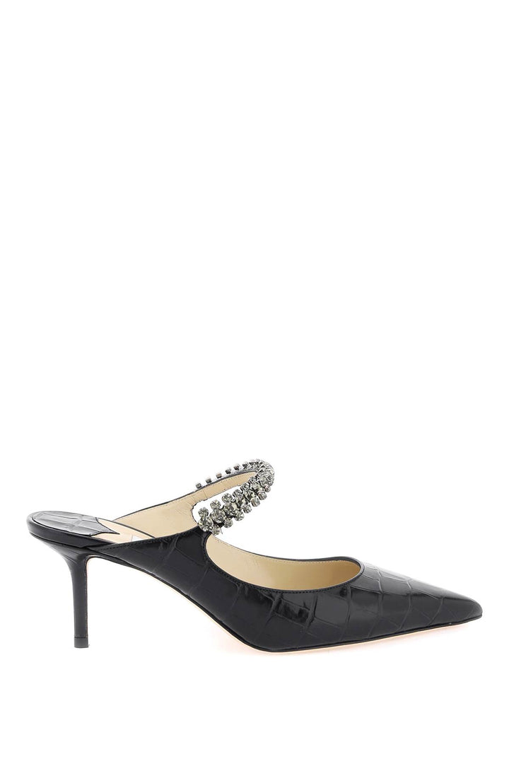 Croc Embossed Leather Bing 65 Mules - Jimmy Choo - Women